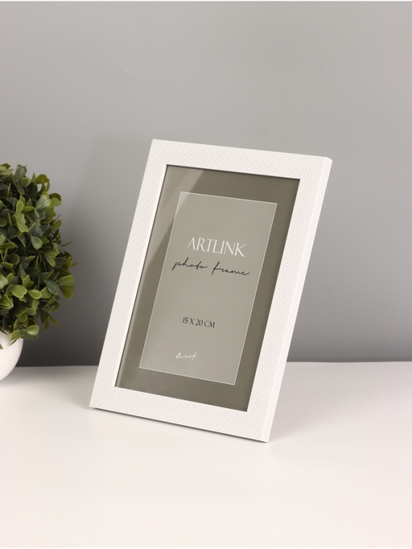 Фоторамка пластик "Lucy" 15х20 см, белый