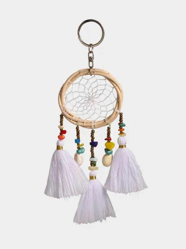 Брелок &laquo;Ловец снов&raquo;, 17 см, белоснежный