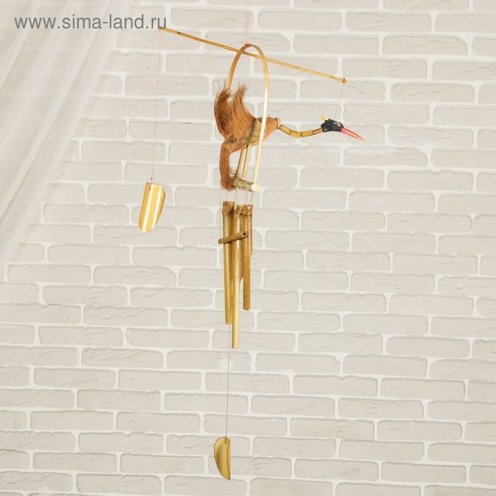 Музыка ветра бамбук Музыка ветра бамбук "Птица" 55х20х30 см