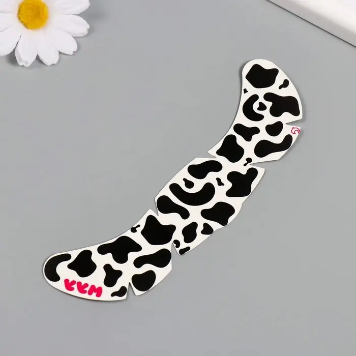 Переводная тату на тело чёрная «Веснушки. Пятна коровы», 16×5 см Переводная тату на тело чёрная «Веснушки. Пятна коровы», 16×5 см