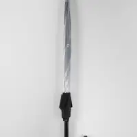 Зонт - трость полуавтоматический &laquo;Кант&raquo;, 8 спиц, R=43/60 см, d=86 см, чёрный, прозрачный