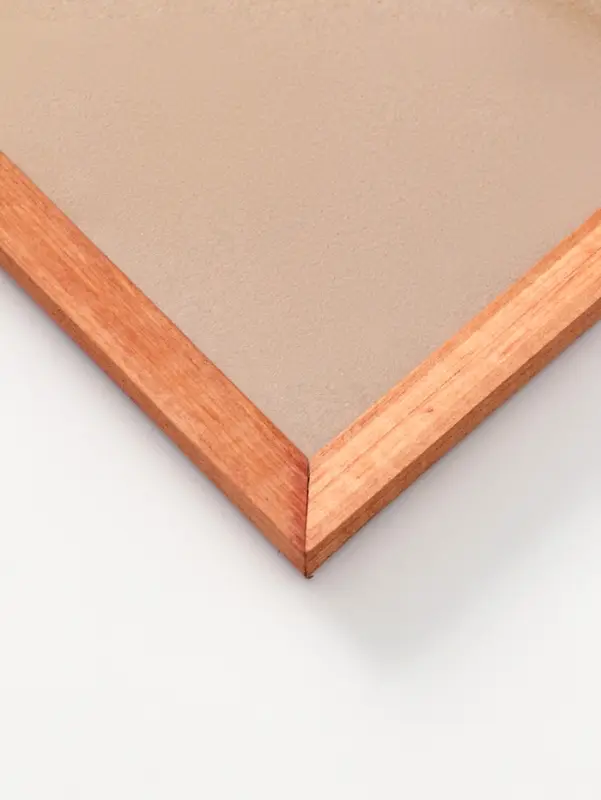 Фоторамка дерево 40х60 см, орех №2 (пластиковый экран)