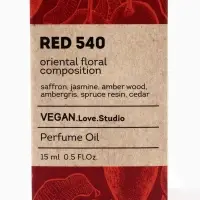 Парфюмерное масло женское VEGAN.Love.Studio Red 540, 15 мл