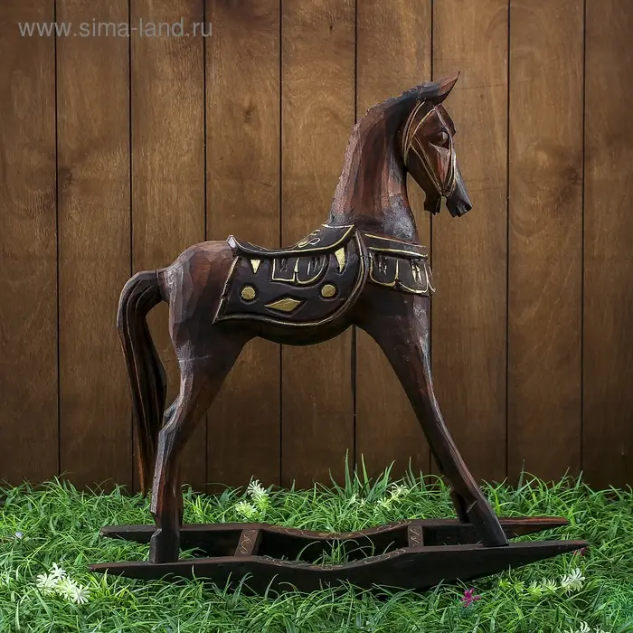 Сувенир дерево Сувенир дерево "Лошадка качалка" 45х12х45 см