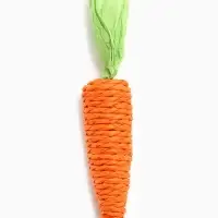 Игрушка-когтеточка для кошек "Морковка", 13 см, оранжевая Игрушка-когтеточка для кошек "Морковка", 13 см, оранжевая