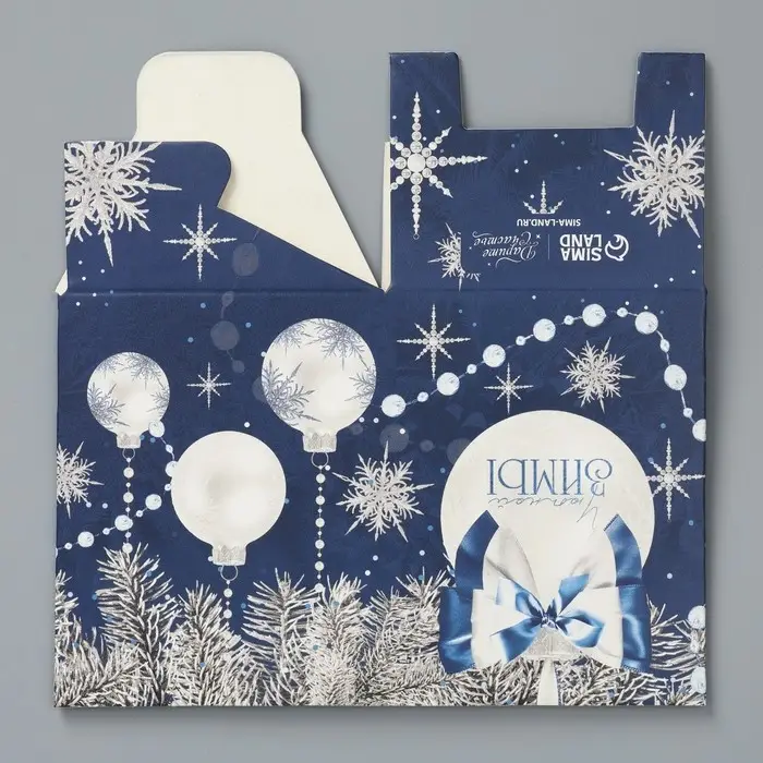 Бонбоньерка новогодняя «Уютной зимы», 6 х 7 х 6 см Бонбоньерка новогодняя «Уютной зимы», 6 х 7 х 6 см