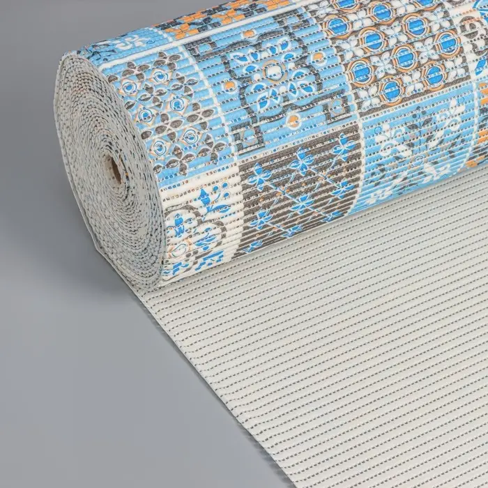 Коврик для ванной комнаты «Преображение», ширина 80 см, рулон 15 м, оранжево-синий Коврик для ванной комнаты «Преображение», ширина 80 см, рулон 15 м, оранжево-синий