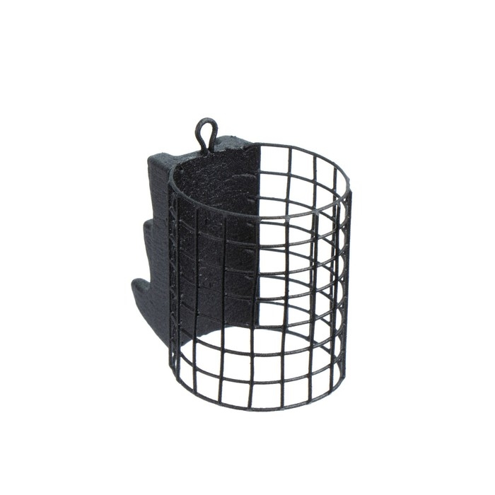 Груз-кормушка металлическая X-FEEDER ME BATMAN M GRID, цвет Matt Black, 100 г, 30 мл Груз-кормушка металлическая X-FEEDER ME BATMAN M GRID, цвет Matt Black, 100 г, 30 мл