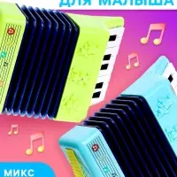 Музыкальная гармошка &laquo;Весело поём&raquo;, цвета МИКС