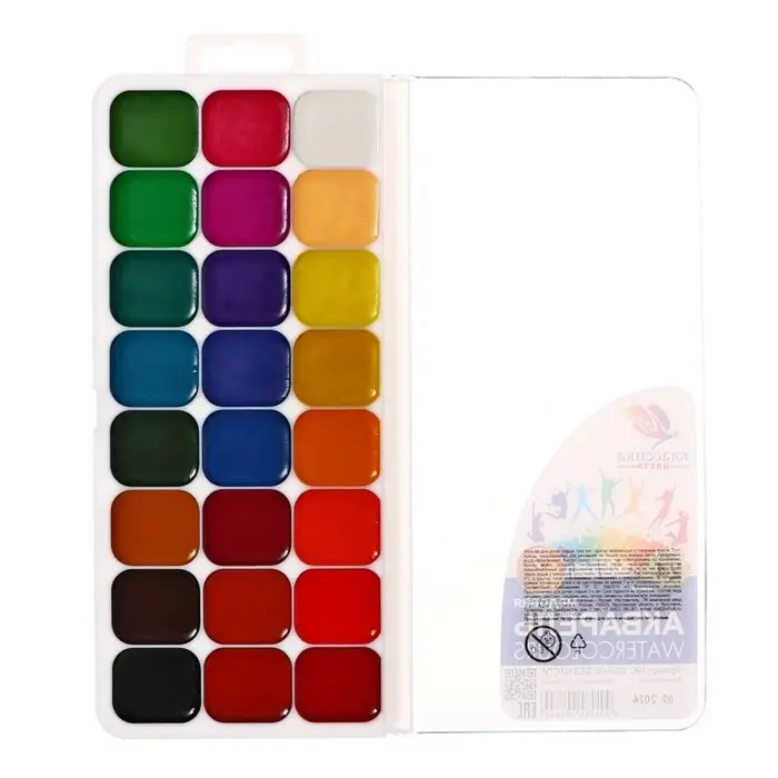 Акварель &laquo;Луч. Классика&raquo;, 24 цвета, без кисти