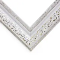 Рама для картин и зеркал Elegance de Lumi, 40&times;50 см, пластик, белая с золотом