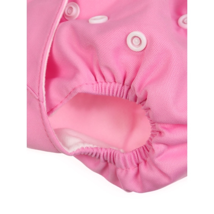 Многоразовый подгузник M&B «Принцесса», 3-15 кг, розовый
