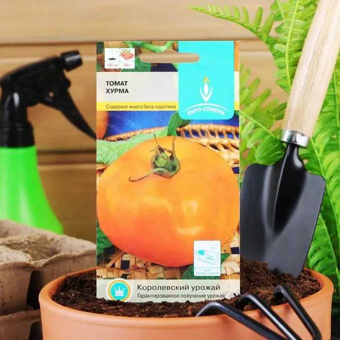 Семена Томат  Семена Томат "Хурма",детерминантный,среднерослый 0,1 гр