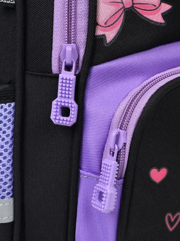 Рюкзак школьный, с эргономичной спинкой &laquo;Бантик&raquo;