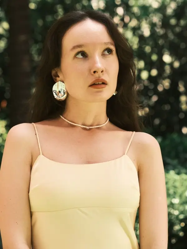 Серьги пластик &laquo;Кофейное зерно&raquo;, цвет серебро