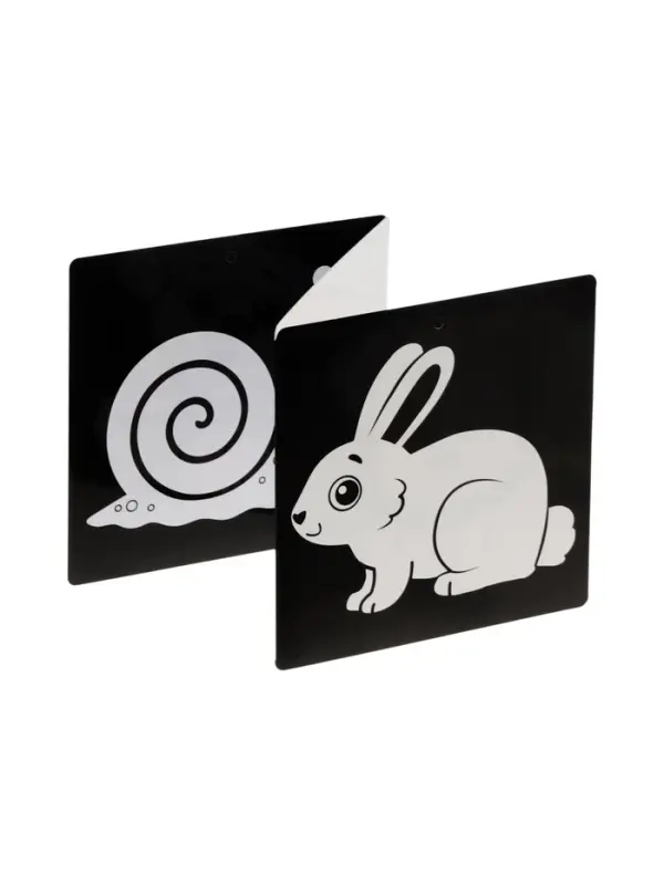 Набор картонных книжек-гармошек Набор картонных книжек-гармошек "Смотри, малыш!", 6 шт.