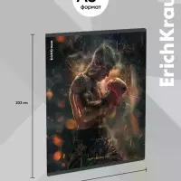 Тетрадь 48 листов в клетку ErichKrause Keep Fit, 60 г/м&sup2;, обложка мелованный картон, МИКС