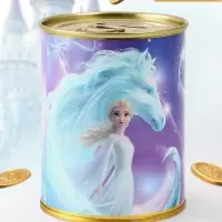 Копилка металлическая, 9.5 см&times;7.5 см&times;7.5 см, Холодное сердце