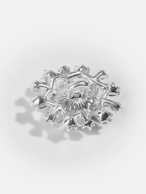 Пуговица декоративная, 22&times;20 мм, синяя