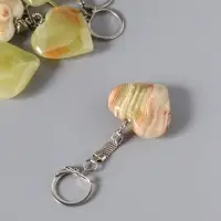 Брелок &laquo;Сердце&raquo;, 3,5х3,5 см, набор 10шт, оникс