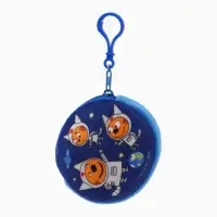 Кошелек детский плюшевый &laquo;Три кота&raquo; синий 9&times;9&times;1