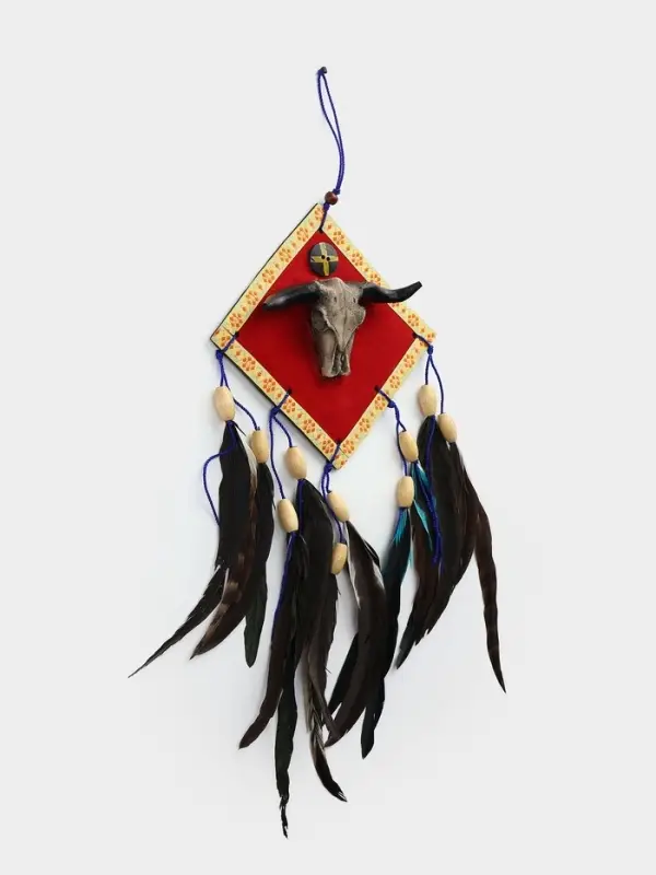 Ловец снов &laquo;Череп буйвола&raquo;, 20&times;4&times;35 см, МИКС