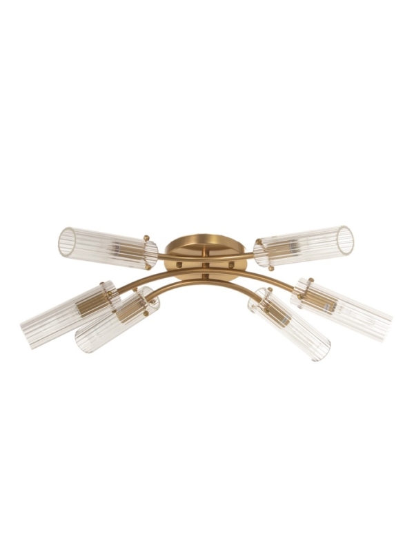 Люстра Люстра "Рико" 6х40Вт Е27 бронза 60х40х20см