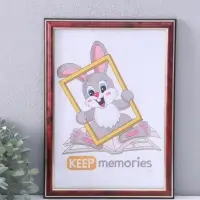 Фоторамка для фото 21&times;30 см Keep memories &laquo;Офис&raquo;, пластик, яшма, (пластиковый экран)