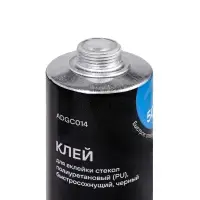 Клей для вклейки стекол PU, быстросохнущий (50 мин.), черный, 310 мл. картридж