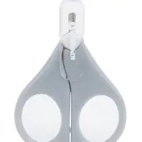 Детские маникюрные ножницы, с защитным колпачком, ВИД 1, цвет серый