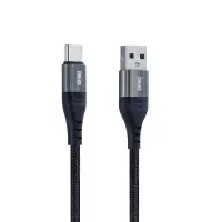 Кабель USB на Type-C 1m 2A BX-2 ISA черный-серый