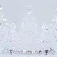 Корона для торта &laquo;Хрусталь&raquo;, цвет белый