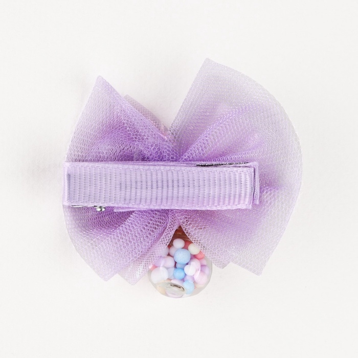 Заколка для волос с бантом «Самой нежной», 7 х 5 см Заколка для волос с бантом «Самой нежной», 7 х 5 см