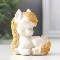 Фигура «Пони с косой», 6.5×6×4 см, перламутр