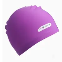 Шапочка для плавания детская ONLYTOP SWIM, тканевая, обхват 46-52 см, цвет фиолетовый Шапочка для плавания детская ONLYTOP SWIM, тканевая, обхват 46-52 см, цвет фиолетовый
