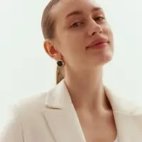 Серьги &laquo;Изыск&raquo;, круг, синие в золоте