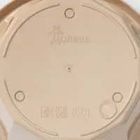Горшок для цветов с поддоном Доляна &laquo;Эрика&raquo;, 0.7 л, цвет пудровый