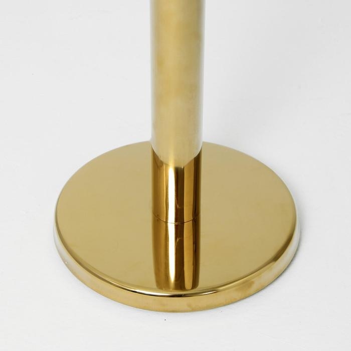 Стойка ограждения, с вытяжной лентой-180 см красной, высота-80 см,диаметр 6 см,напольный диаметр-32 см