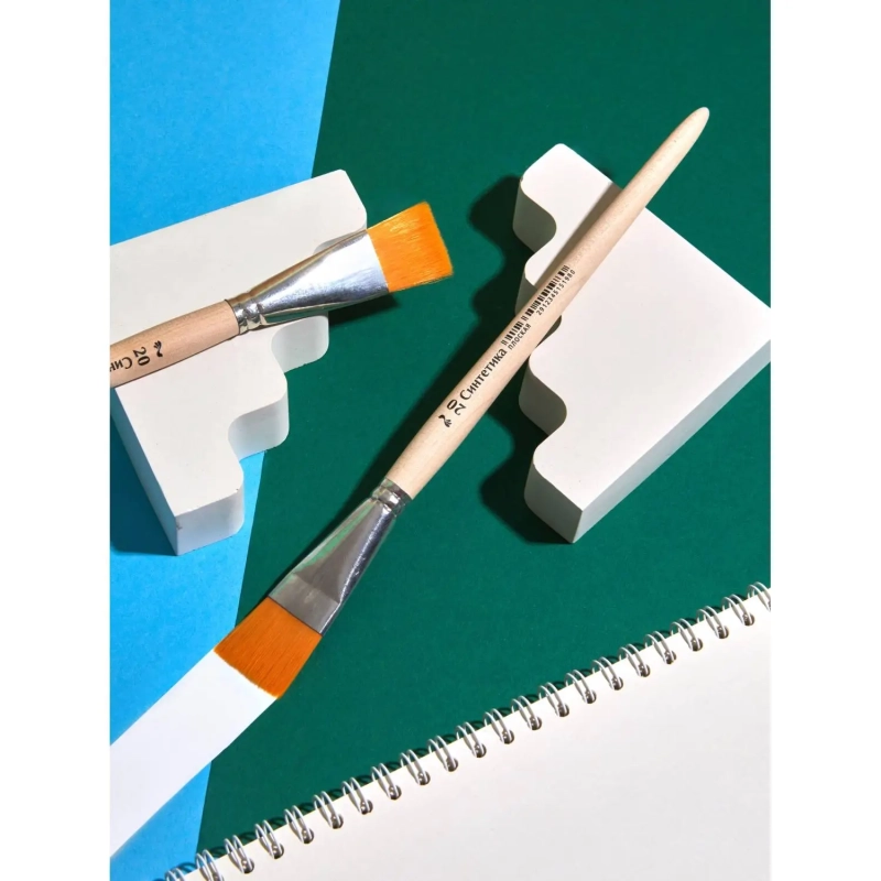 Кисть синтетика плоская №20