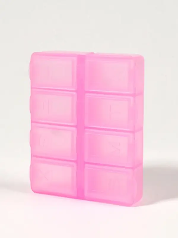 Таблетница, английские буквы, 7.4&times;6.2&times;2.1 см, 8 секций, МИКС