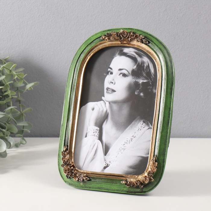 Фоторамка полистоун 13х18 см "Сказочные цветы" 2х16,5х24,5 см