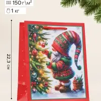 Пакет подарочный &laquo;Сказочный гномик&raquo;, 18&times;10&times;22.3 см