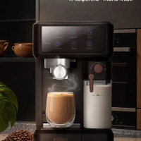 Кофеварка рожковая с капучинатором КТ-7554 - 1350 Вт Кофеварка рожковая с капучинатором КТ-7554 - 1350 Вт