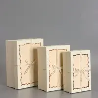 Наборок коробок 3 в 1 прямоугольные 23*16*9.5 21*14*8.0 19*12*6.5 см