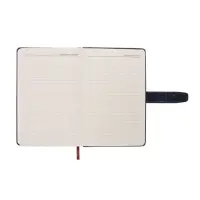 Ежедневник недатированный формат А5, с хлястиком, 128л, линия, пвх, Синий Ежедневник недатированный формат А5, с хлястиком, 128л, линия, пвх, Синий