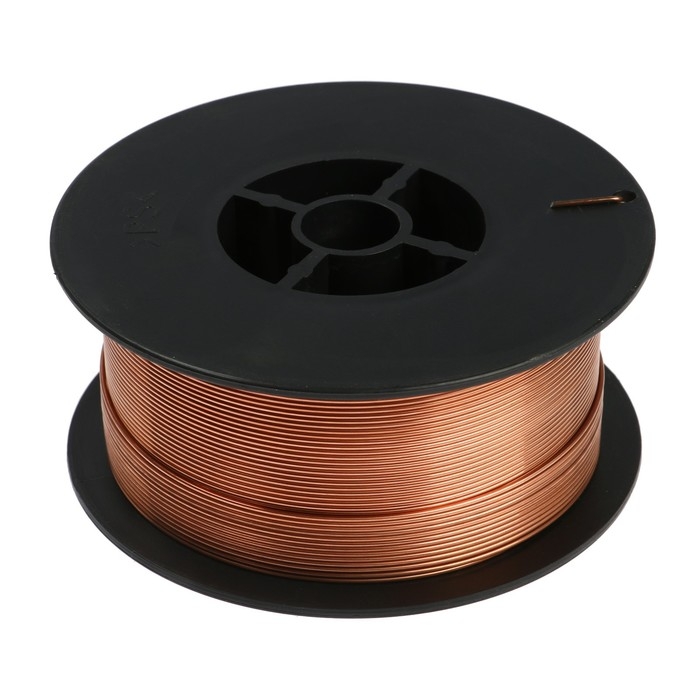 Сварочная проволока ТУНДРА, ER70S-6, омедненная, d=1 мм, 1000 г Сварочная проволока ТУНДРА, ER70S-6, омедненная, d=1 мм, 1000 г