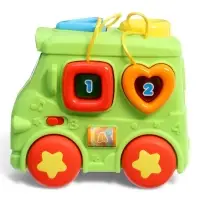 Музыкальная игрушка &laquo;Автобус&raquo; световые и звуковые эффекты
