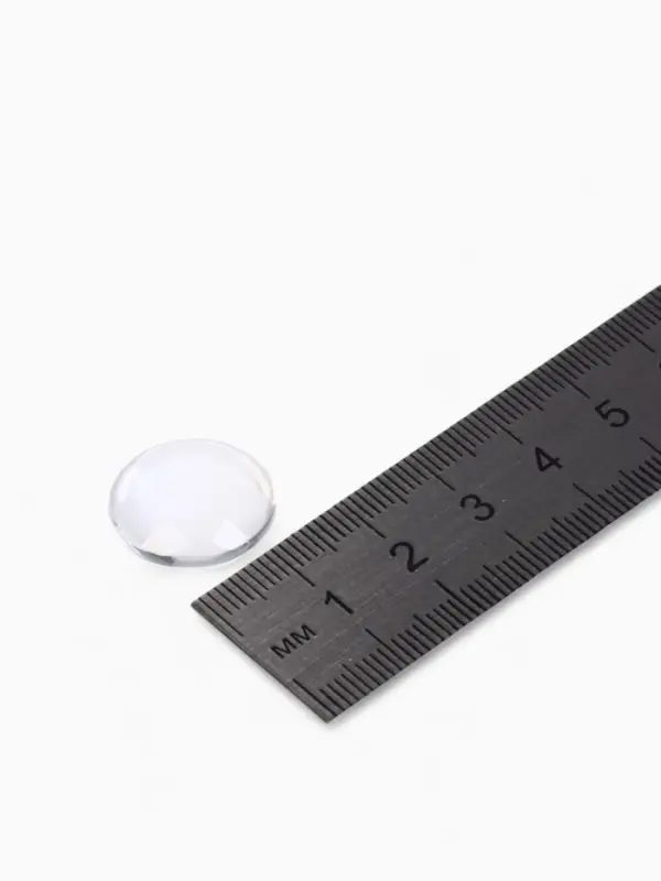 Кабошон стекло, круг 18 мм (набор 5 шт.), прозрачный