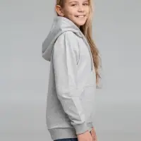 Толстовка с капюшоном детская Kirenga Kids серый меланж, 12 лет