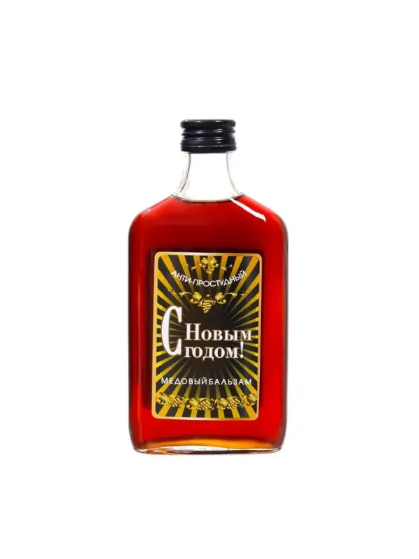 Новогодний безалкогольный алтайский медовый бальзам на травах Vitamuno &laquo;Анти-простудный&raquo;, 250 мл